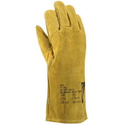 Kožené rukavice ARDON KIRK RF, žltá